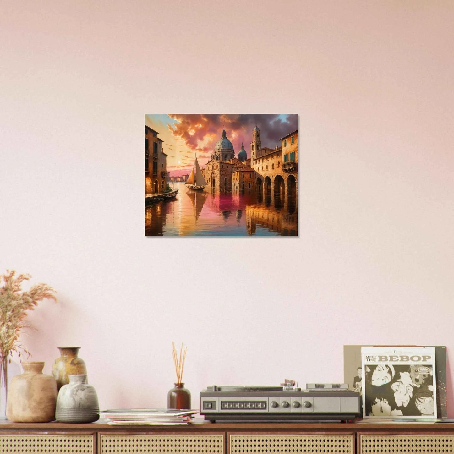 Aluminum Print – Venetian Reverie | PixiOnyx Luminous Depth Series