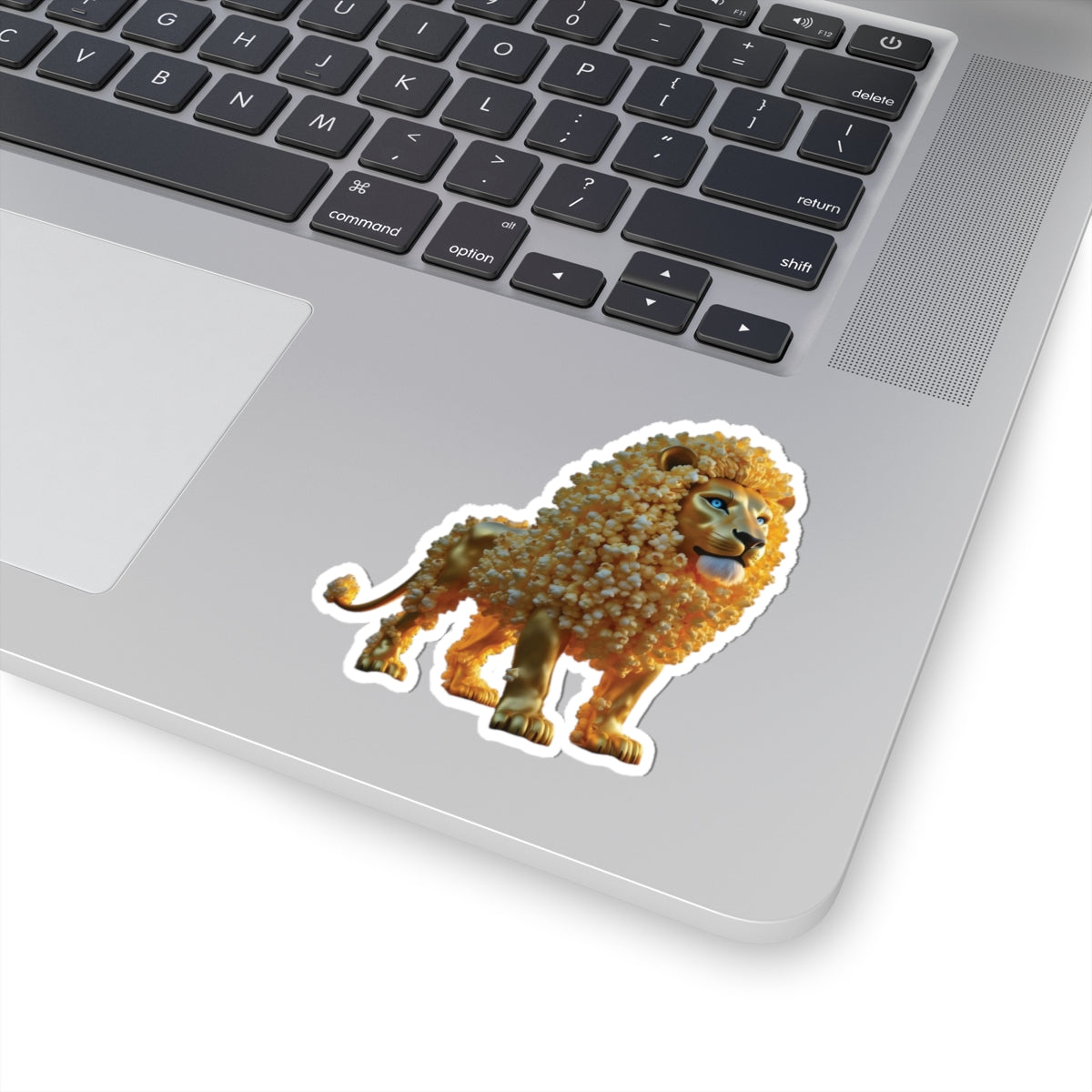 Kiss-Cut Sticker – Popcorn Lion | PixiOnyx SnackBeasts Series