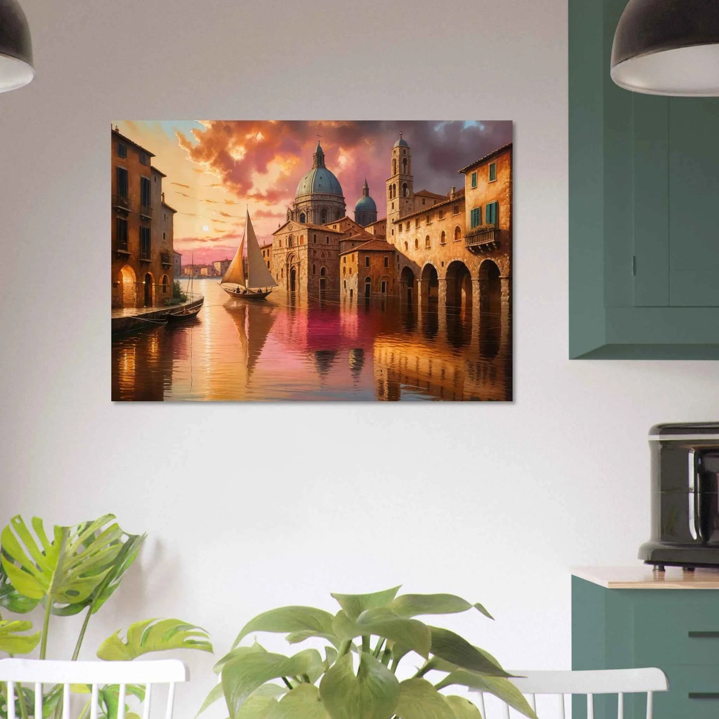Aluminum Print – Venetian Reverie | PixiOnyx Luminous Depth Series