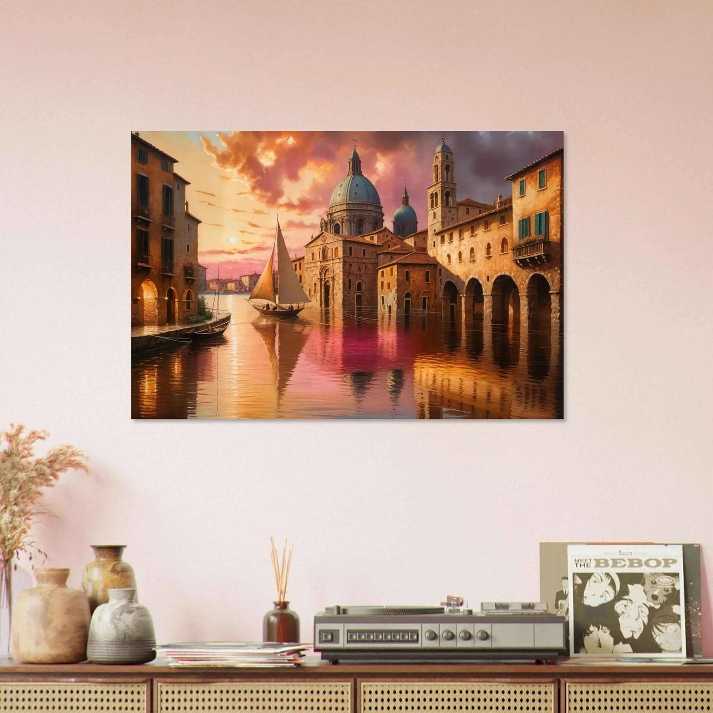 Aluminum Print – Venetian Reverie | PixiOnyx Luminous Depth Series