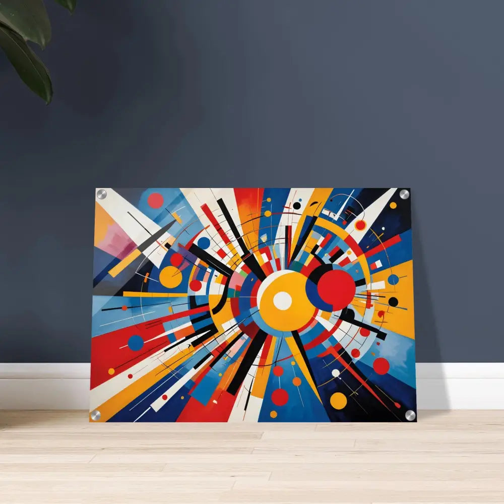 Abstract geometric art panel for Acrylic Print Celestial Motion by PixiOnyx