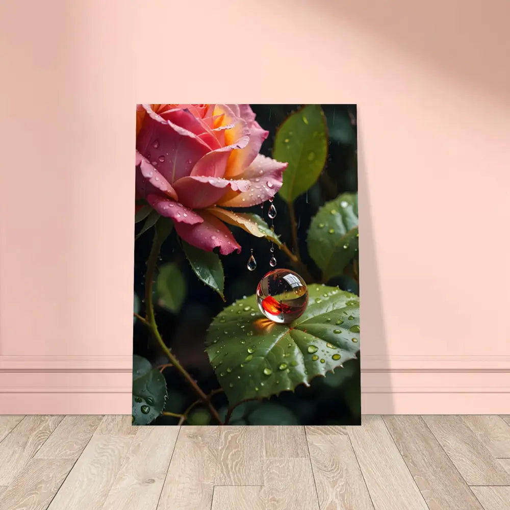 Floral canvas print Aluminum Print Blush Reverie PixiOnyx Botanical Daydream