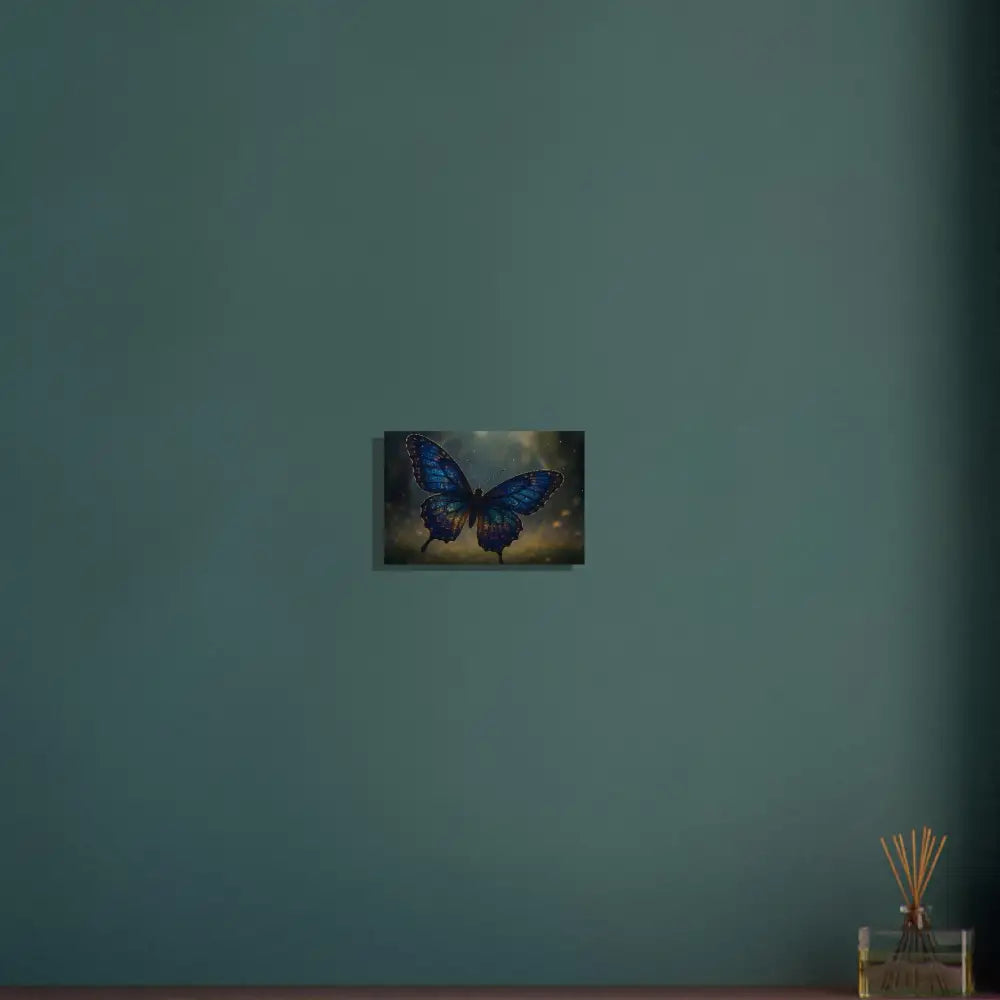 Butterfly wall art aluminum print from Luminara Ascend by PixiOnyx Chromatic Fusion