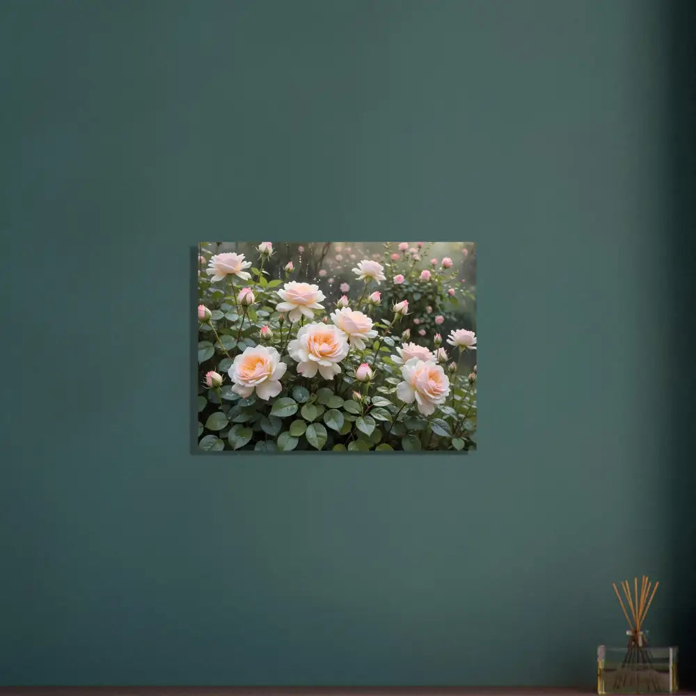 Floral wall art Aluminum Print Soft Petal Symphony PixiOnyx Botanical Dreamscape
