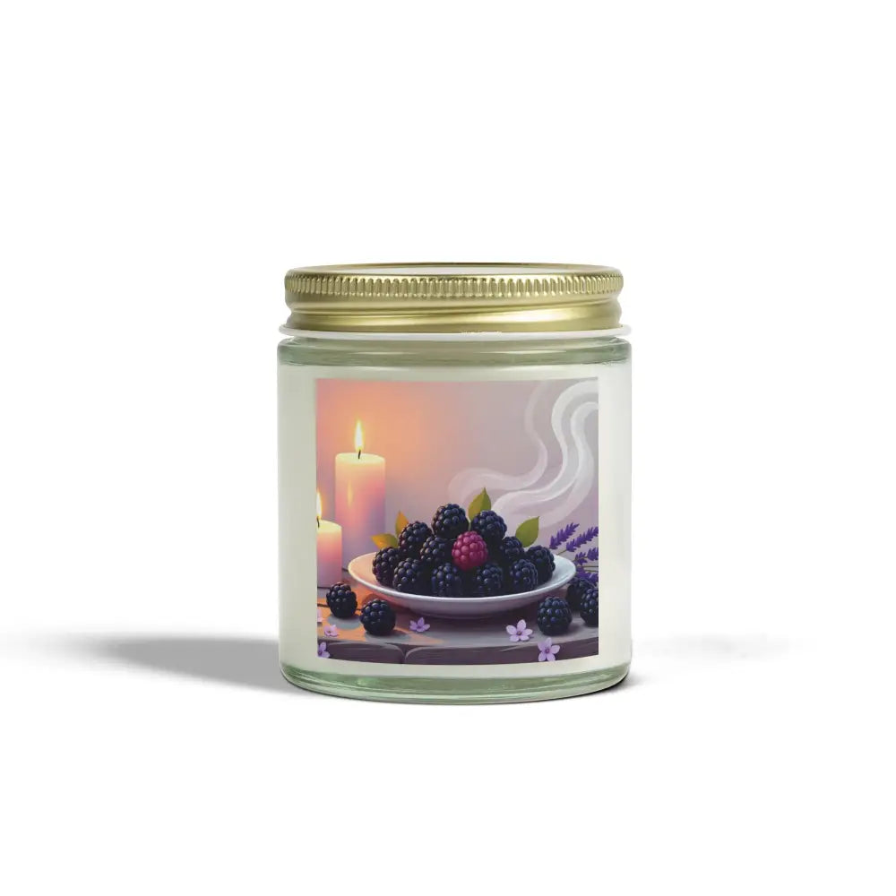 Blackberry vanilla scented candle from PixiOnyx Aromatic Moodware