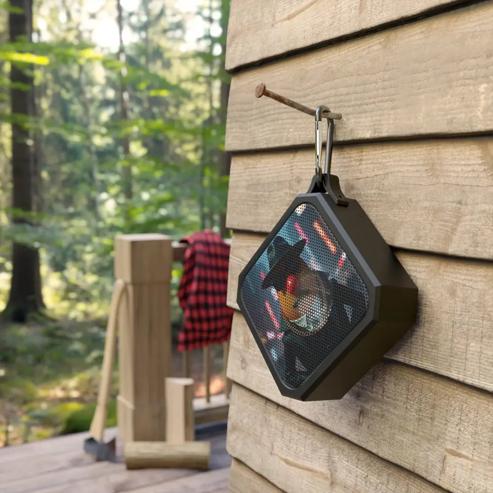 Black portable Bluetooth speaker from Gangster Potato PixiOnyx Party Spud Soundbox