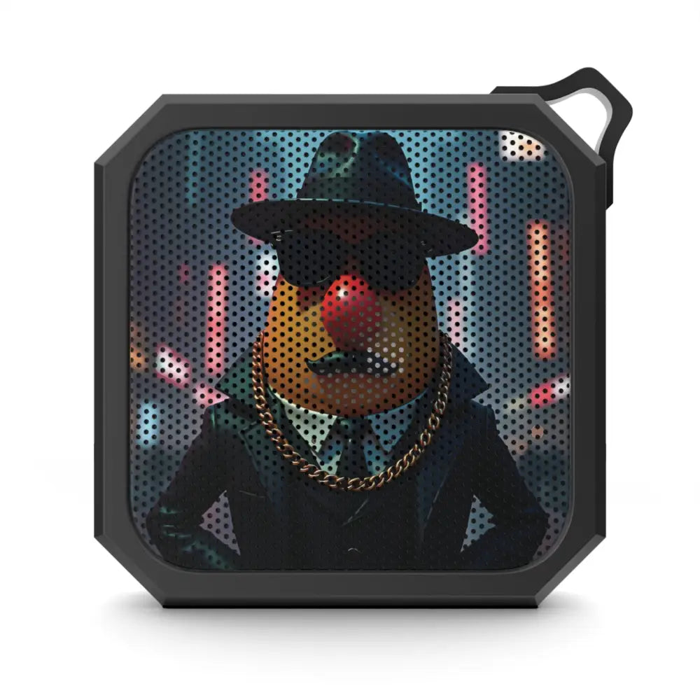 Black gangster potato head design Bluetooth speaker for portable party sound
