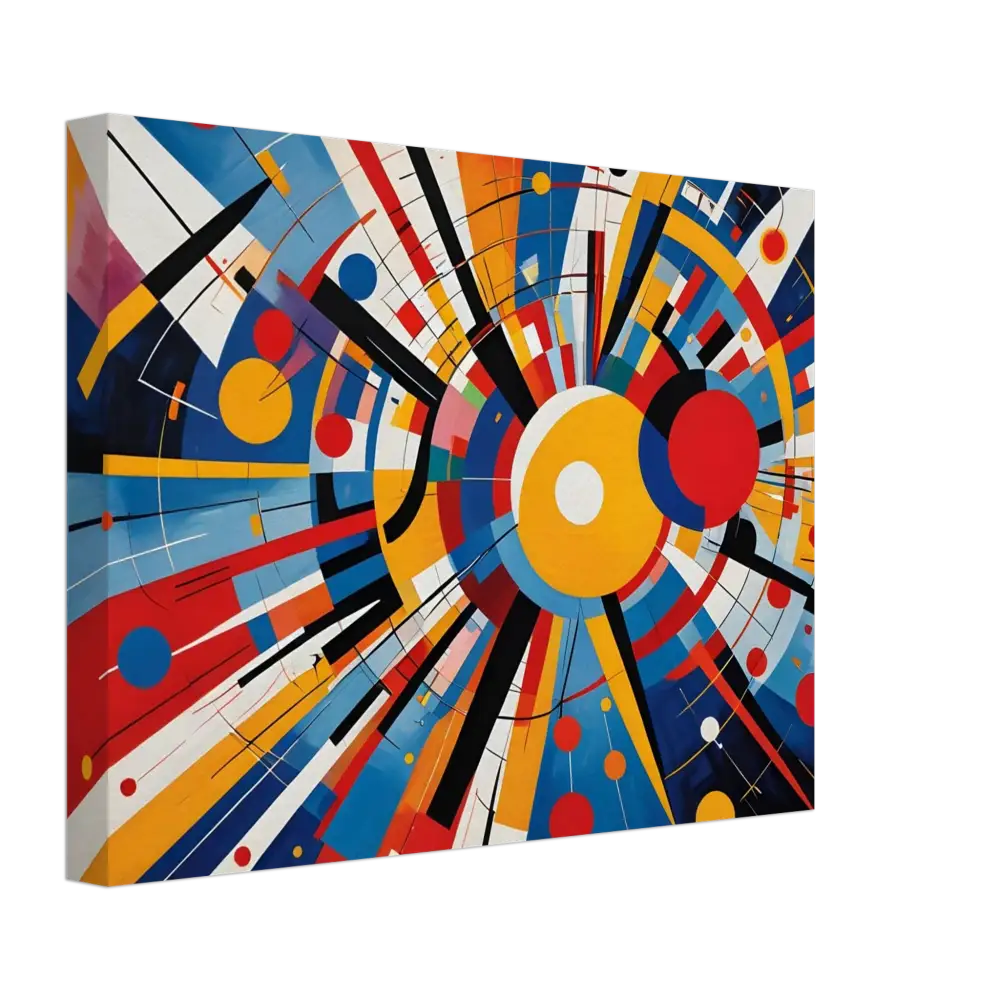 Abstract geometric canvas art from PixiOnyx Celestial Motion Dreamscape collection