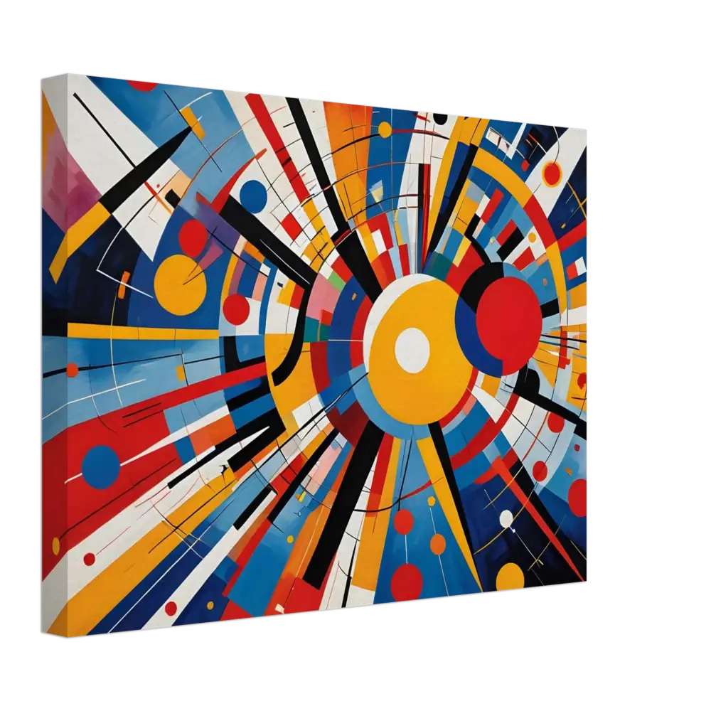 Abstract geometric canvas art from Canvas – Celestial Motion PixiOnyx Abstract Dreamscape