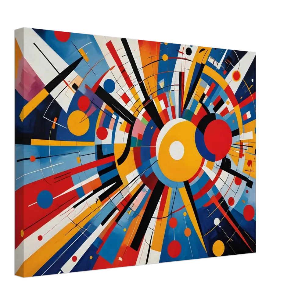 Abstract geometric canvas art from Canvas – Celestial Motion | PixiOnyx Abstract Dreamscape