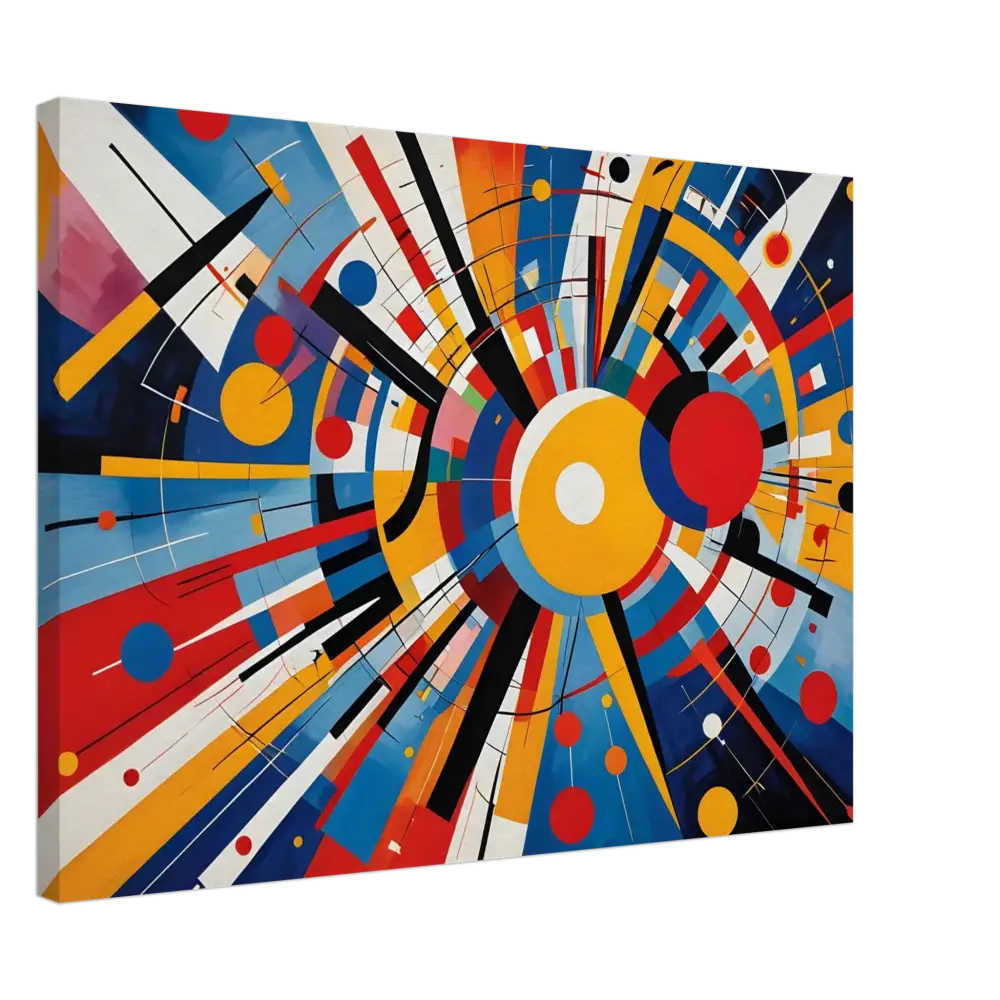 Abstract geometric canvas art from PixiOnyx Celestial Motion Dreamscape series