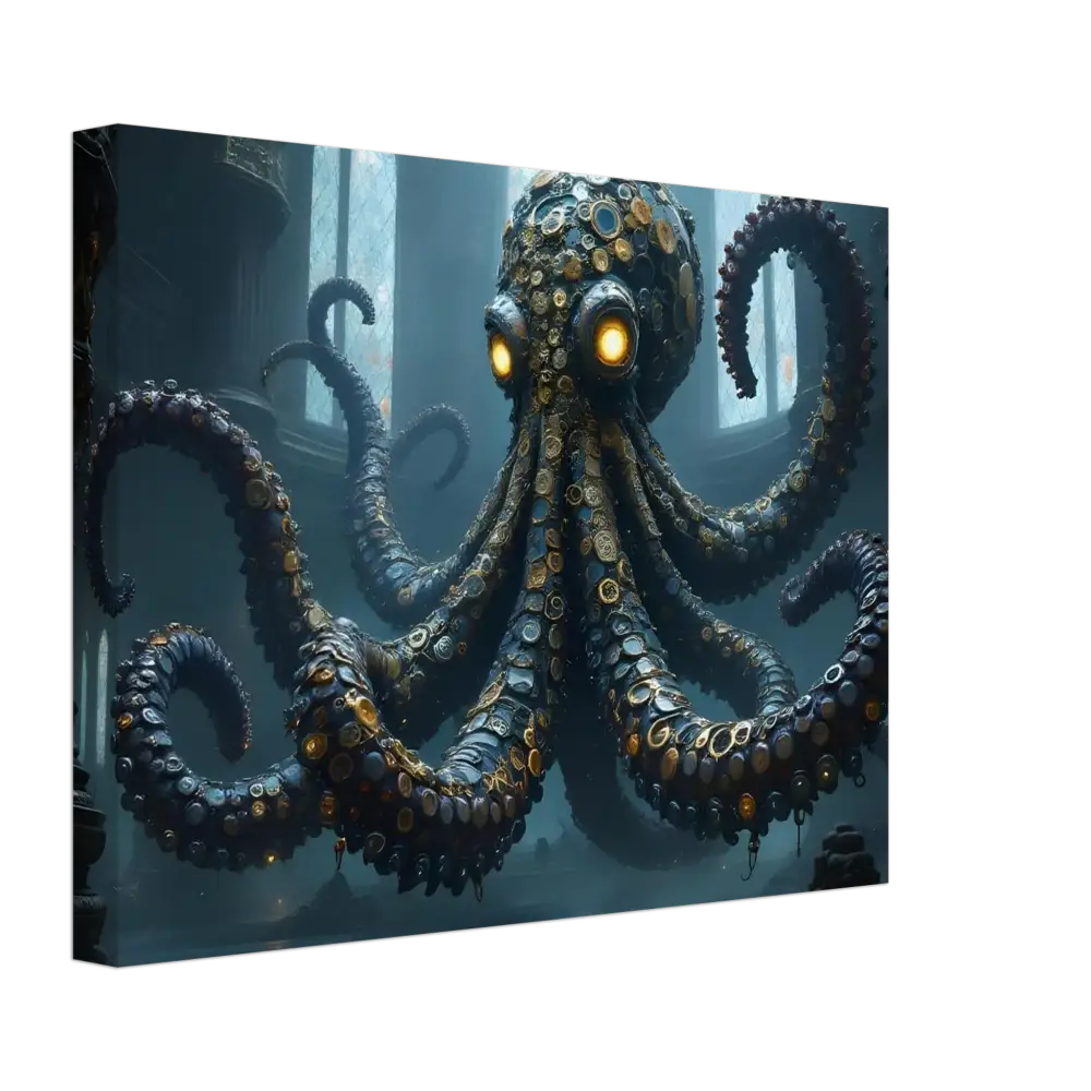 Steampunk-style octopus sculpture from Canvas – Clocktopus PixiOnyx Dreamcore Deep Sea Wrap