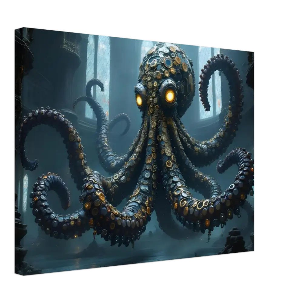 Steampunk-style octopus sculpture in Canvas Clocktopus PixiOnyx Dreamcore Deep Sea Wrap