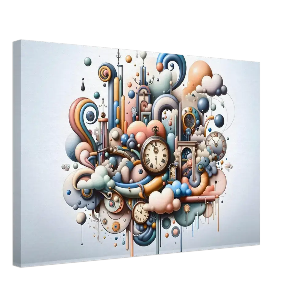 Whimsical clockwork fantasy art from Canvas Pastel Mechanica Dadaist Bloom PixiOnyx