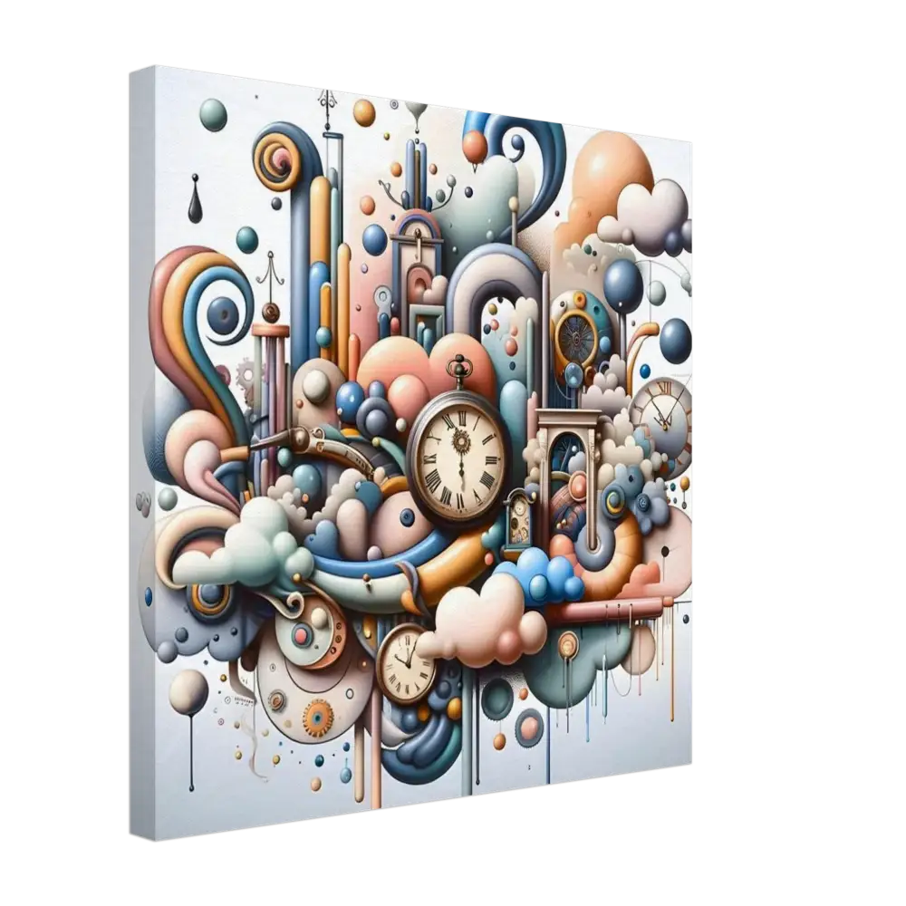 Whimsical clockwork fantasy art from Canvas Pastel Mechanica surreal textured dream
