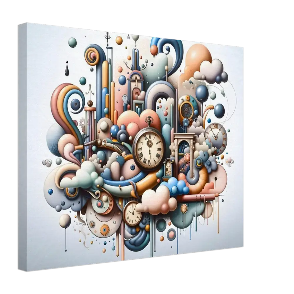 Colorful whimsical clockwork fantasy from Canvas Pastel Mechanica PixiOnyx surreal dream