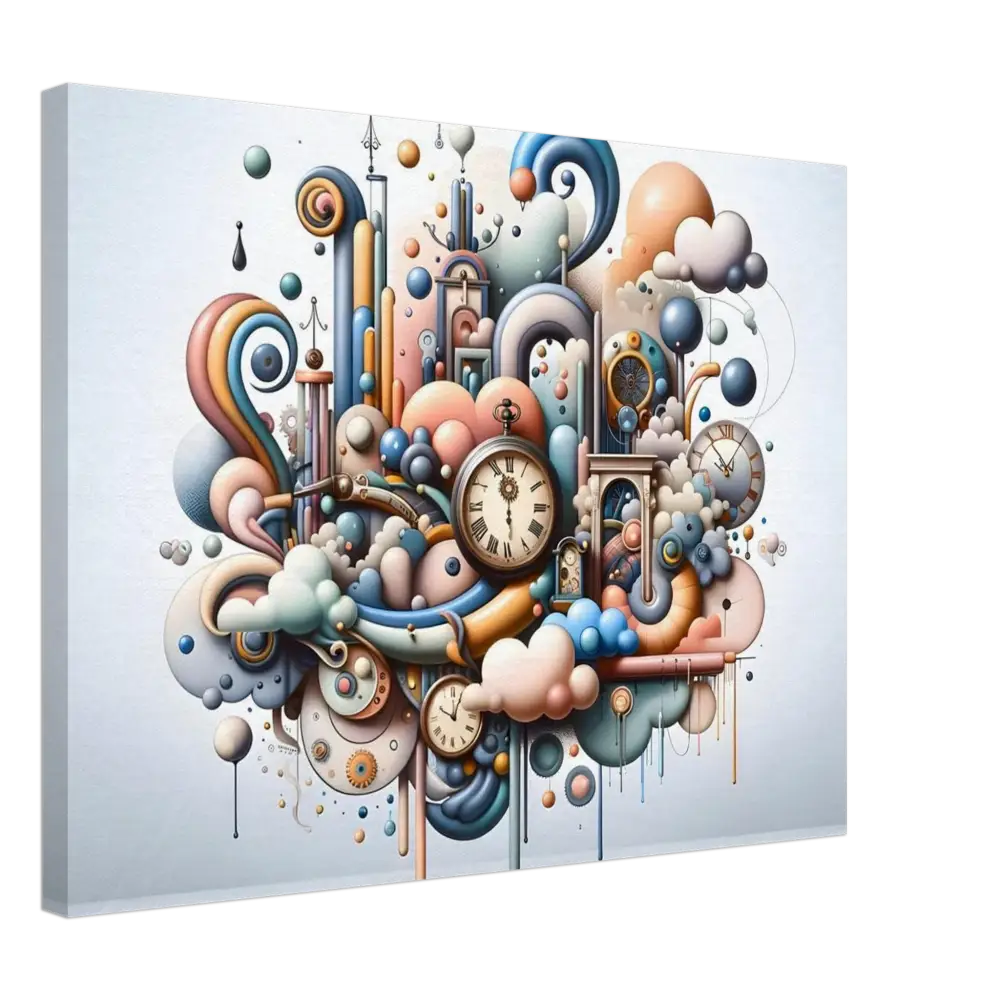 Whimsical clockwork fantasy art from Canvas Pastel Mechanica Dadaist Bloom PixiOnyx