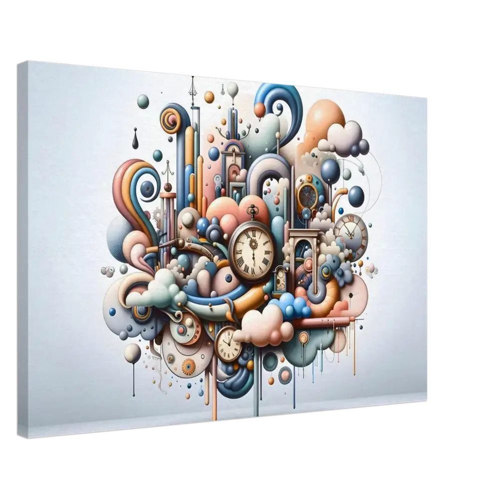 Whimsical clockwork fantasy art from PixiOnyx Canvas Pastel Mechanica surreal dream