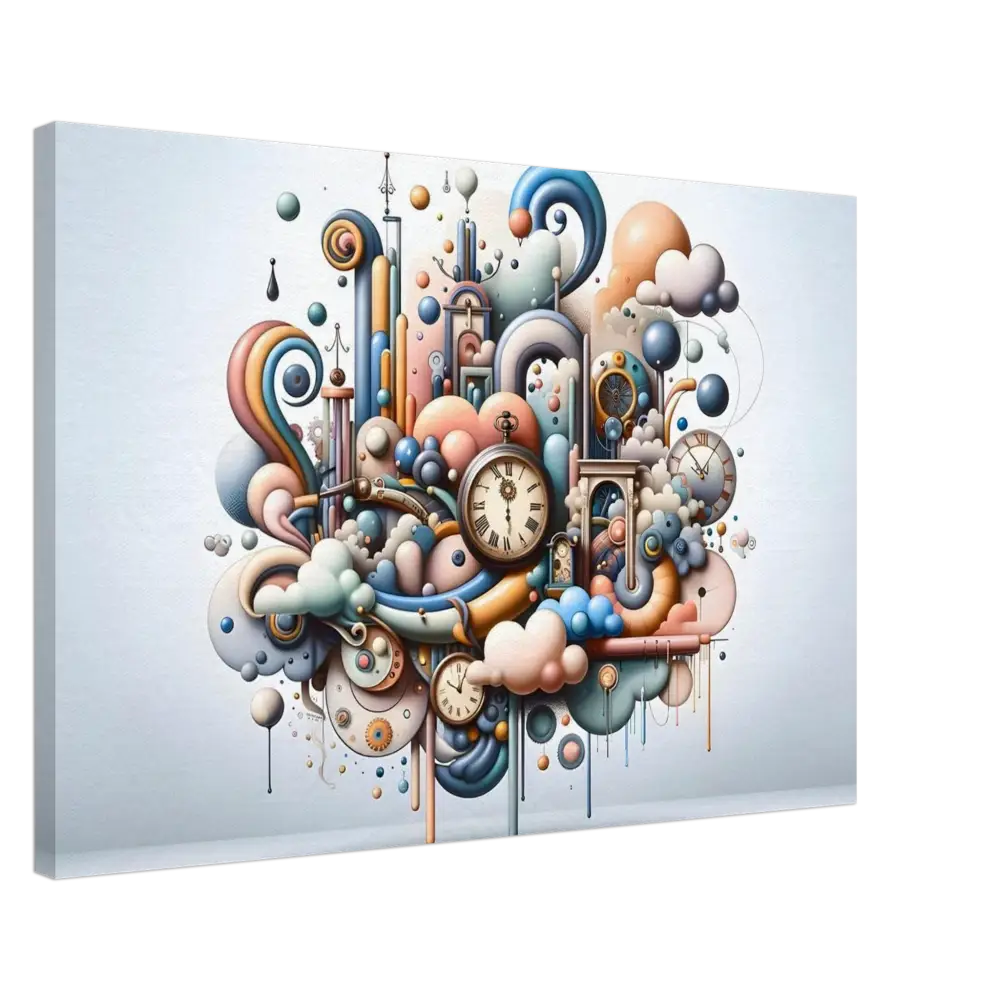 Whimsical clockwork fantasy art from Canvas Pastel Mechanica Dadaist Bloom PixiOnyx