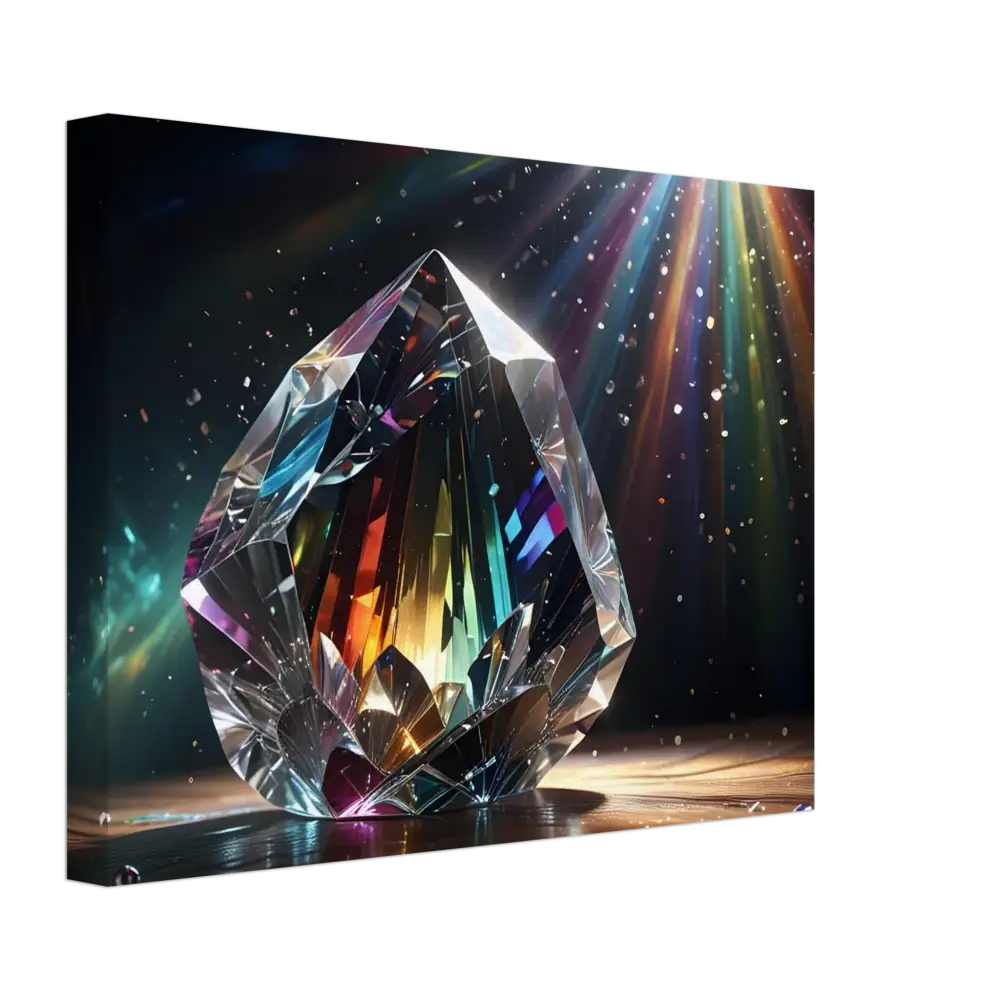 Rainbow-refracting crystal from Canvas Prismatic Splendor PixiOnyx Rainbow Reverie collection