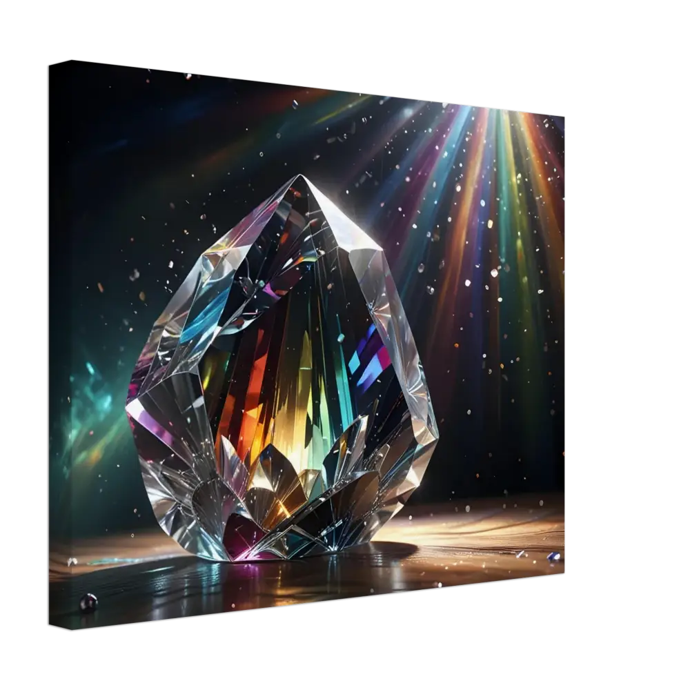Prismatic crystal gemstone from Canvas Prismatic Splendor PixiOnyx Rainbow Reverie