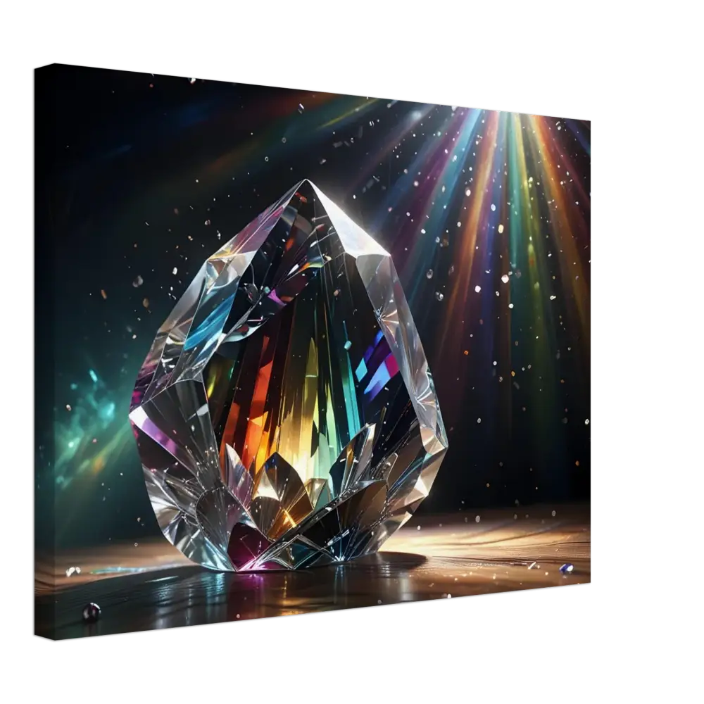 Prismatic crystal gemstone from Canvas Prismatic Splendor PixiOnyx Rainbow Reverie collection