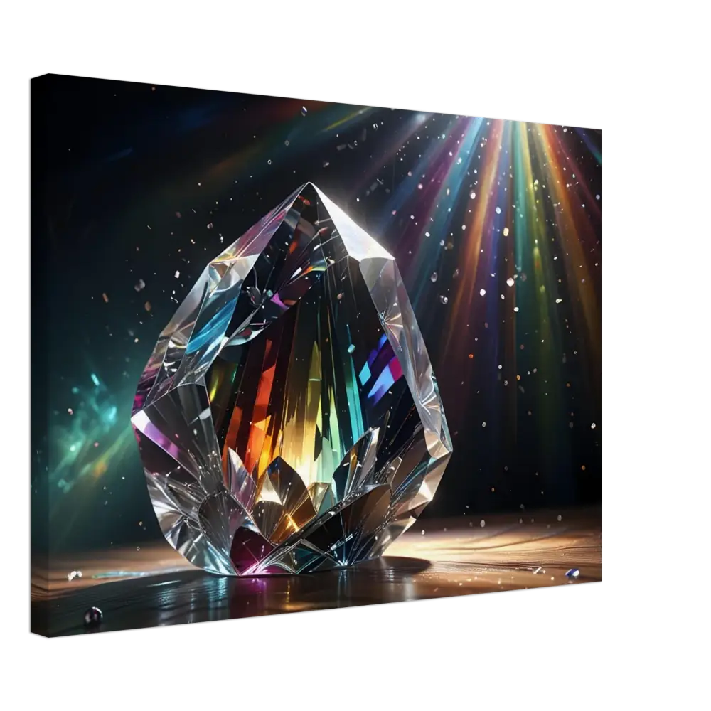 Iridescent crystal gemstone from Canvas Prismatic Splendor PixiOnyx Rainbow Reverie collection