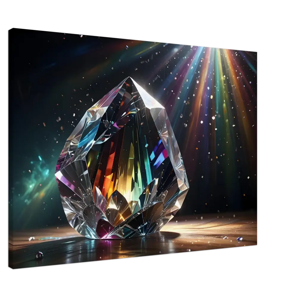 Rainbow-refracting crystal from Canvas Prismatic Splendor PixiOnyx Rainbow Reverie