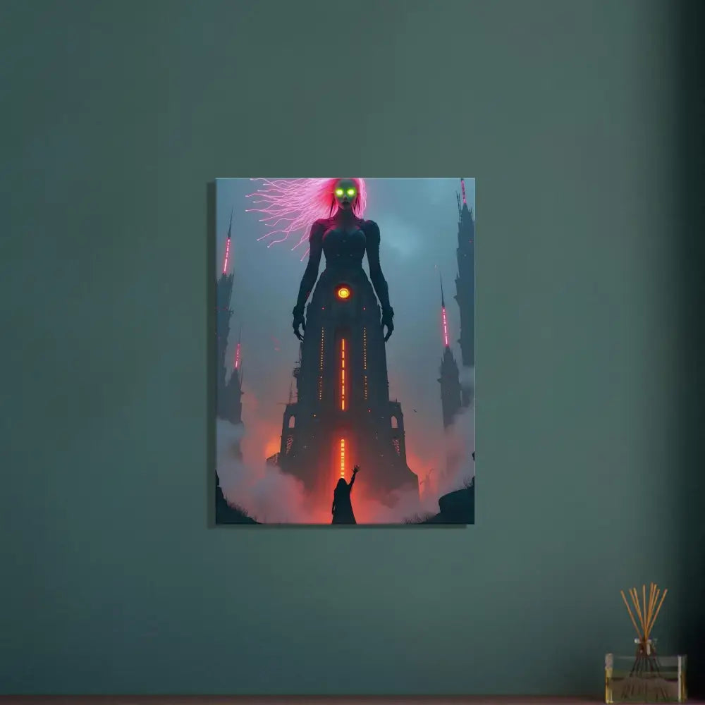 Sci-fi fantasy wall art Canvas – Sci-fi Fairytale PixiOnyx Cosmic Dream Print