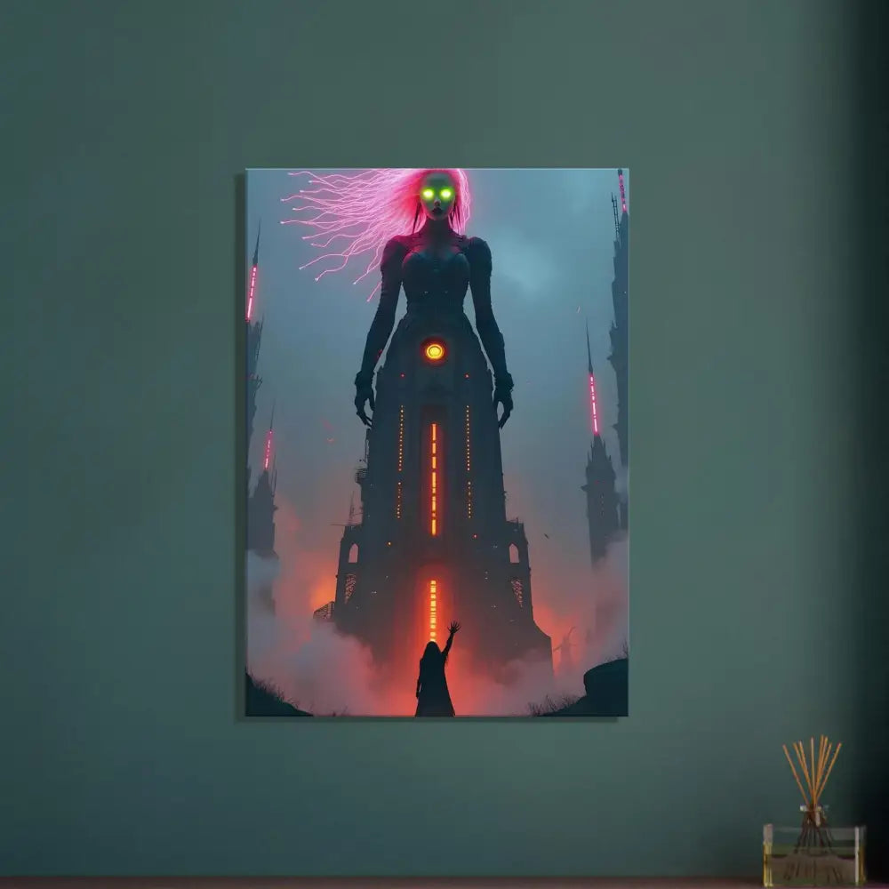 Fantasy art canvas featuring a Sci-fi Fairytale design from PixiOnyx Cosmic Dream Print