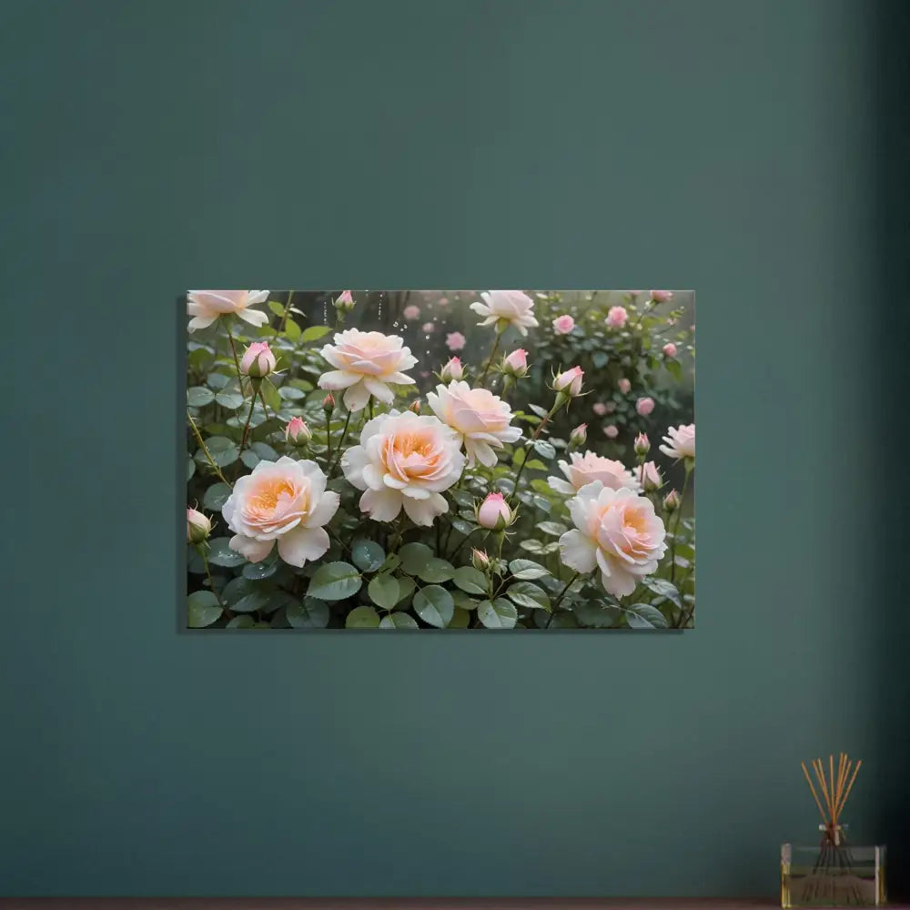 Floral wall art Canvas Soft Petal Symphony from PixiOnyx Botanical Dreamscape