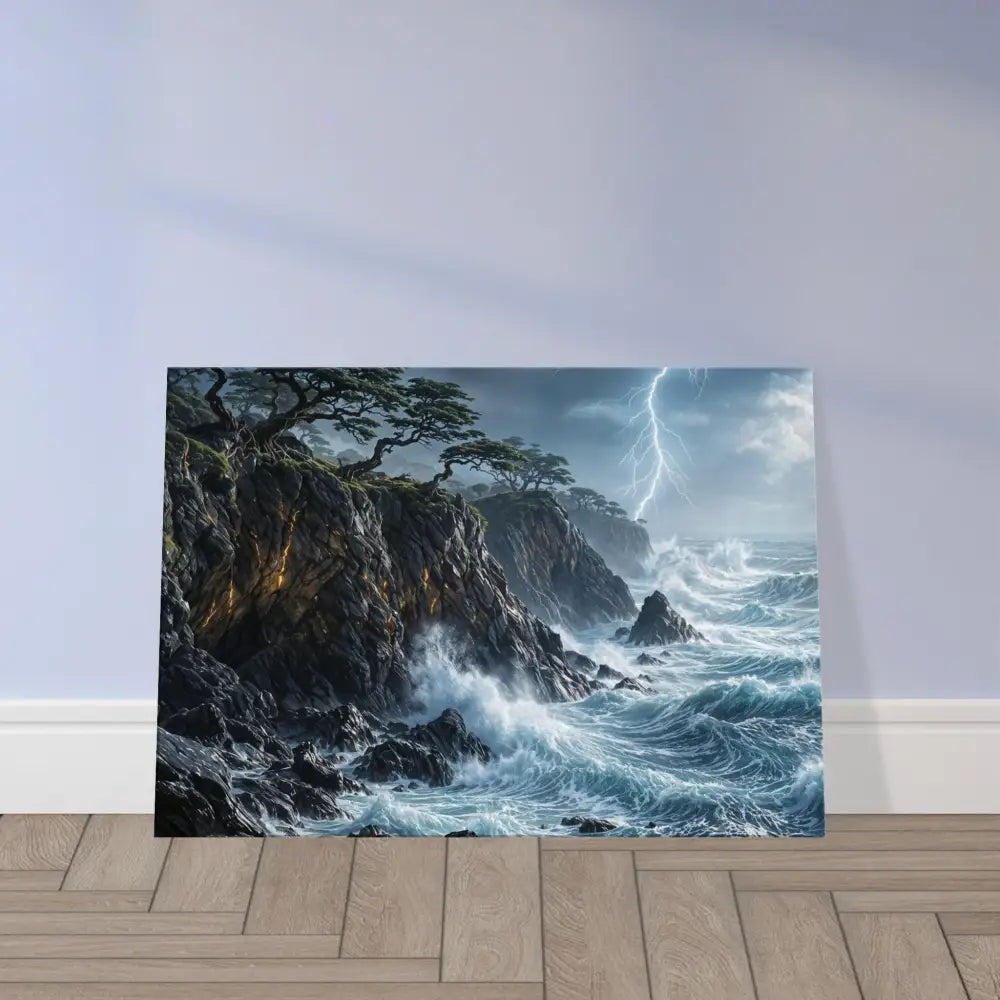 Canvas – Stormroot Cliffs PixiOnyx Immersive Wallscape with enhanced texture and timeless beauty