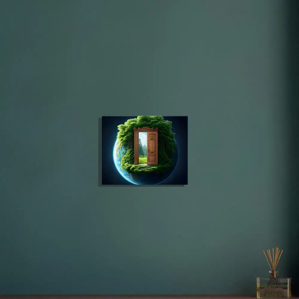 Nature-themed wall art for Door to Earth Canvas The Lush Threshold PixiOnyx Greenworld