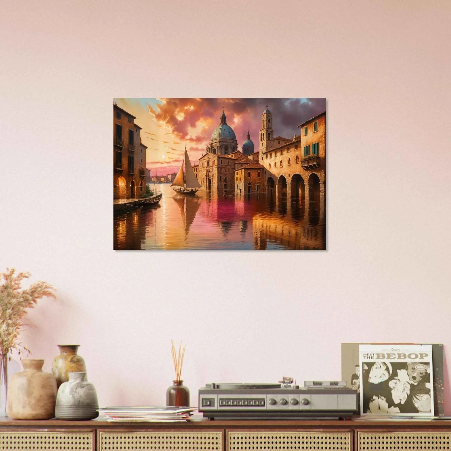 Aluminum Print – Venetian Reverie | PixiOnyx Luminous Depth Series