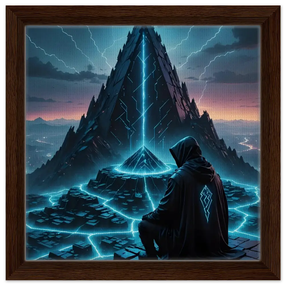 Framed fantasy art from Electric Ascension Canvas Edition for vibrant wall decor