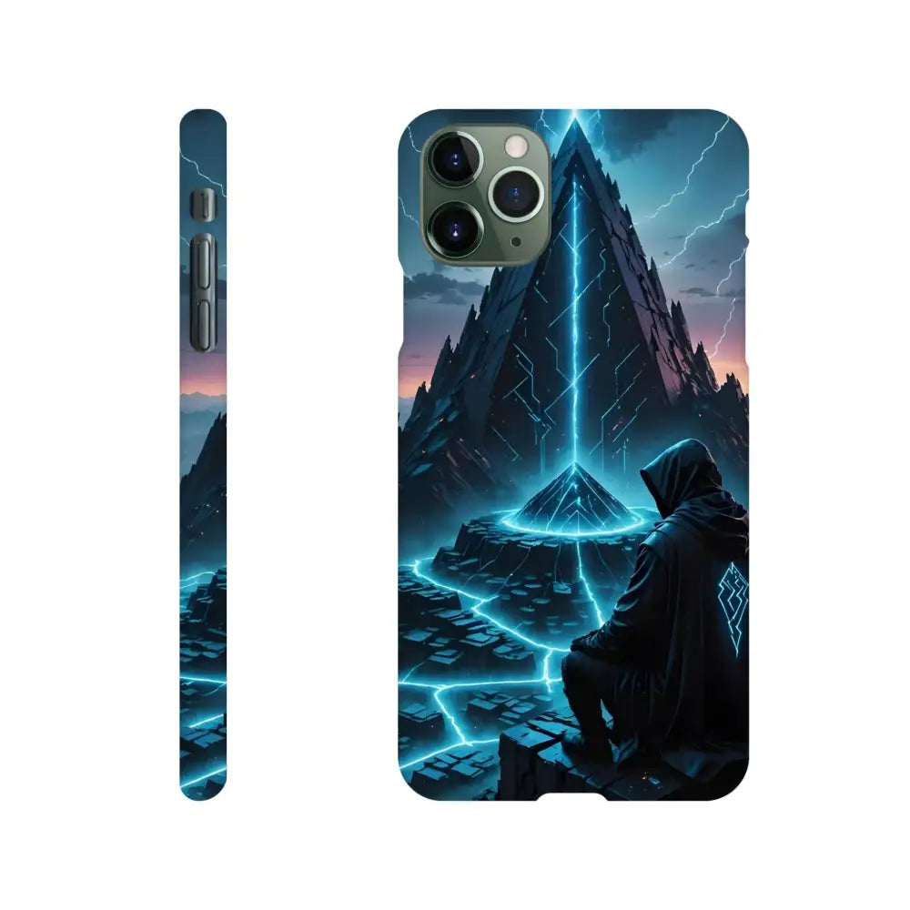 Electric Ascension iPhone Slim Case with a futuristic mystical design