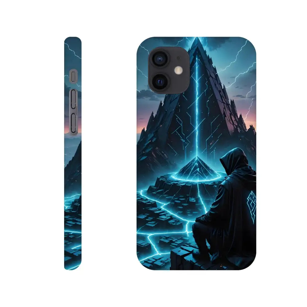 Electric Ascension iPhone Slim Case featuring a mystical scene design