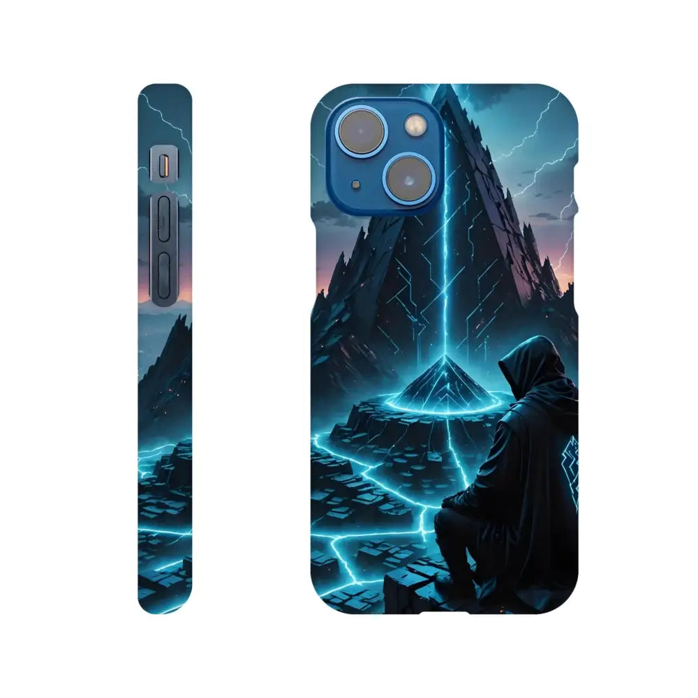 Electric Ascension iPhone Slim Case with futuristic mystical design