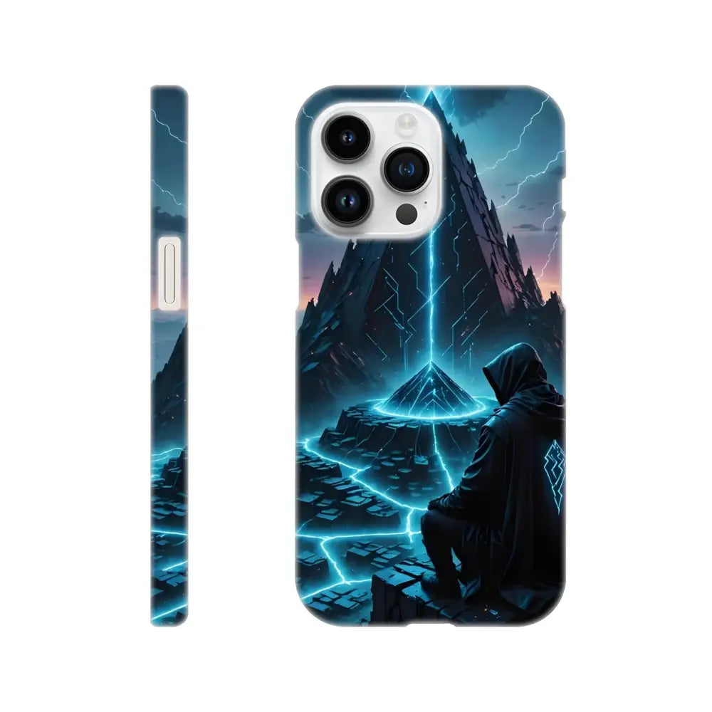 Electric Ascension iPhone Slim Case with futuristic design for modern style