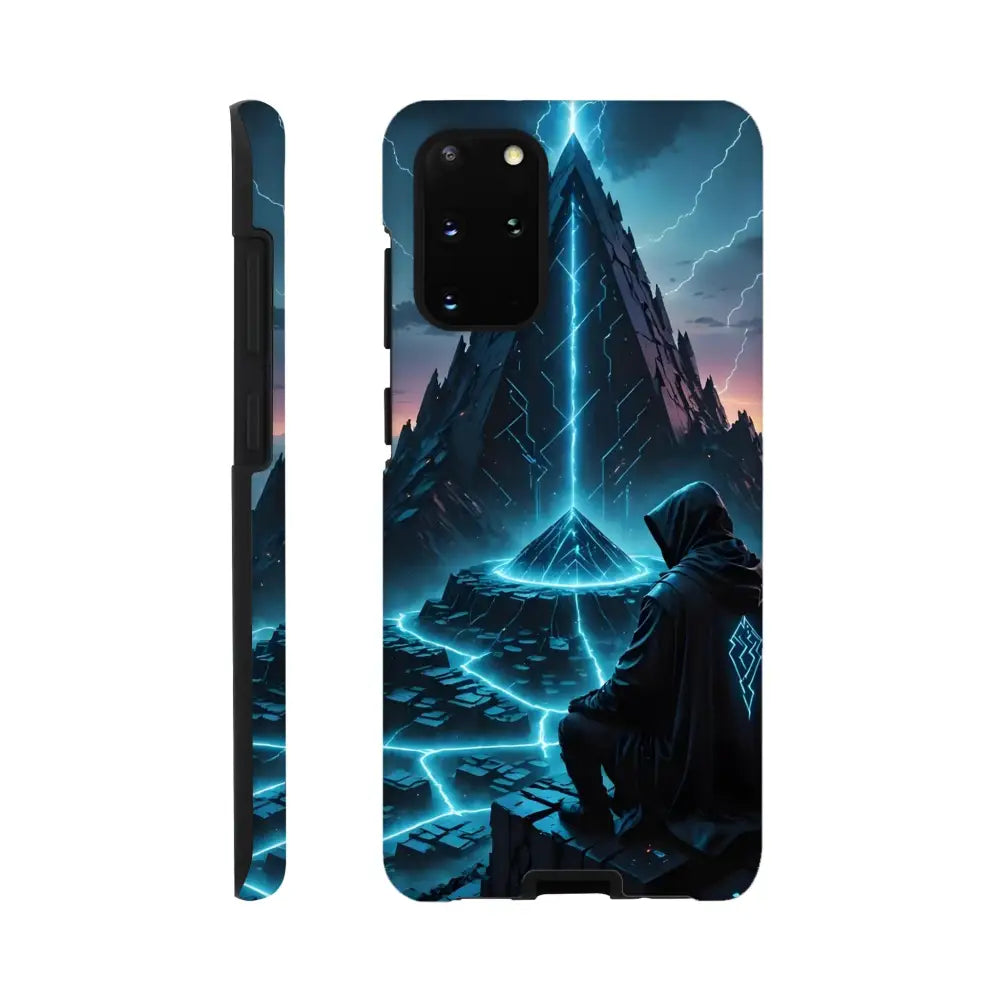 Fantasy-themed phone case for Samsung Galaxy featured in Electric Ascension Tough Case product