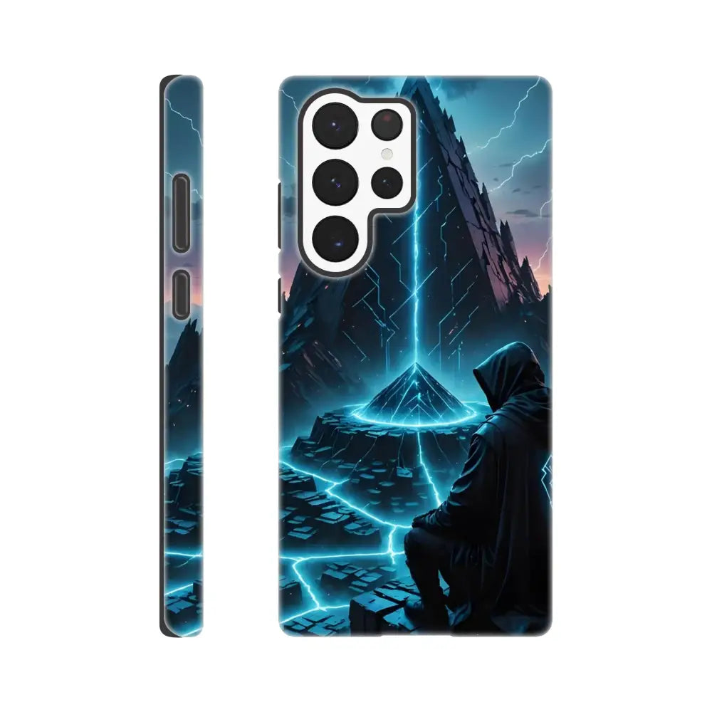 Electric Ascension Samsung Tough Case with a mystical scene smartphone protector