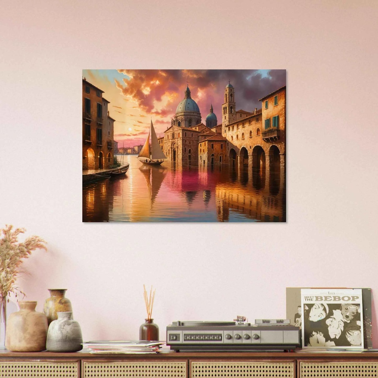 Aluminum Print – Venetian Reverie | PixiOnyx Luminous Depth Series