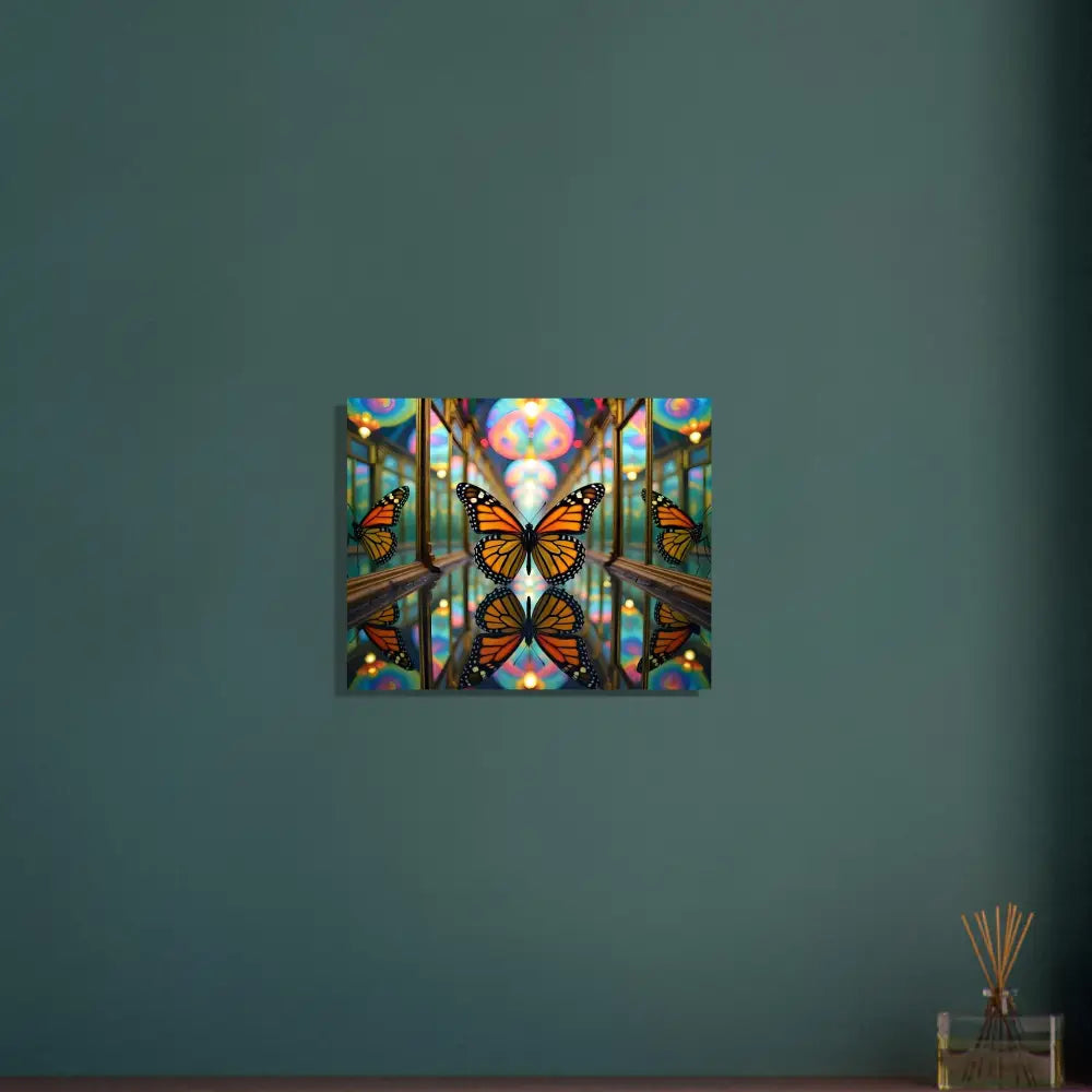 Butterfly Kaleidoscope Canvas Art from Fine Art Poster Butterfly Reflections PixiOnyx