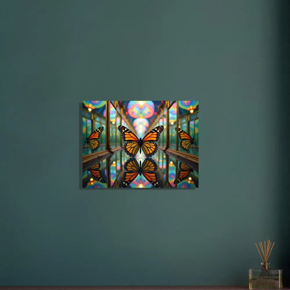 Butterfly kaleidoscope canvas art from Fine Art Poster Butterfly Reflections PixiOnyx