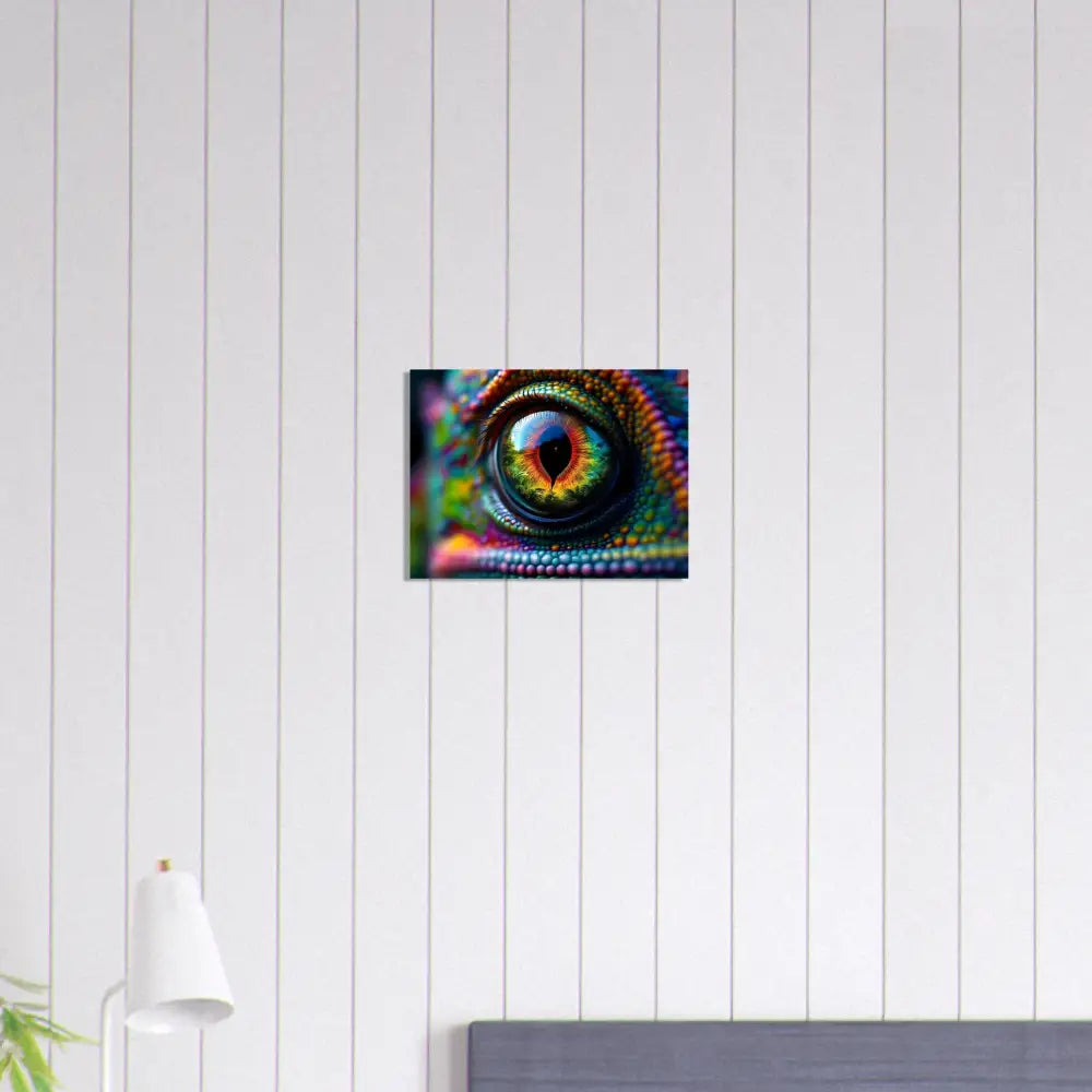 Colorful Chameleon Eye Art on Fine Art Poster Chameleons Prism PixiOnyx Hypnotic Gaze