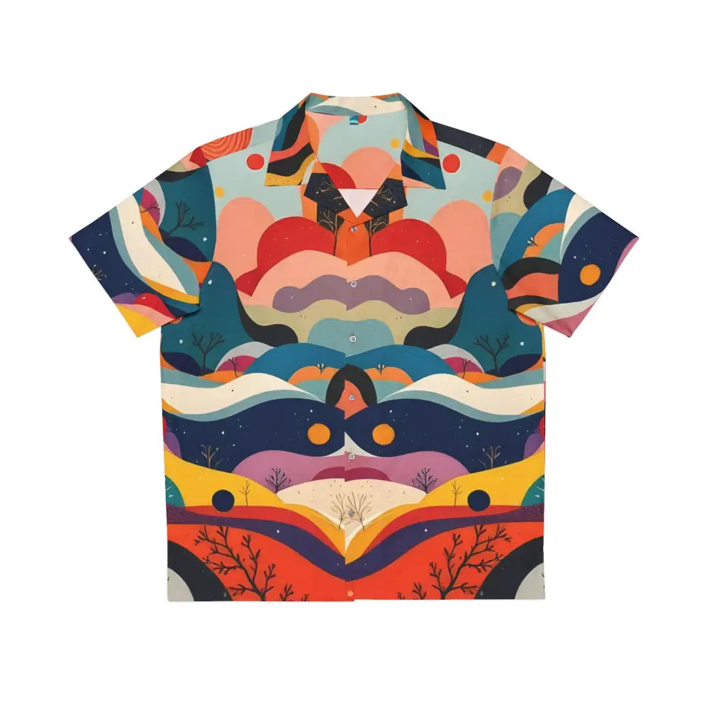 Colorful patterned short-sleeved Hawaiian shirt from Flowstate Mirage collection