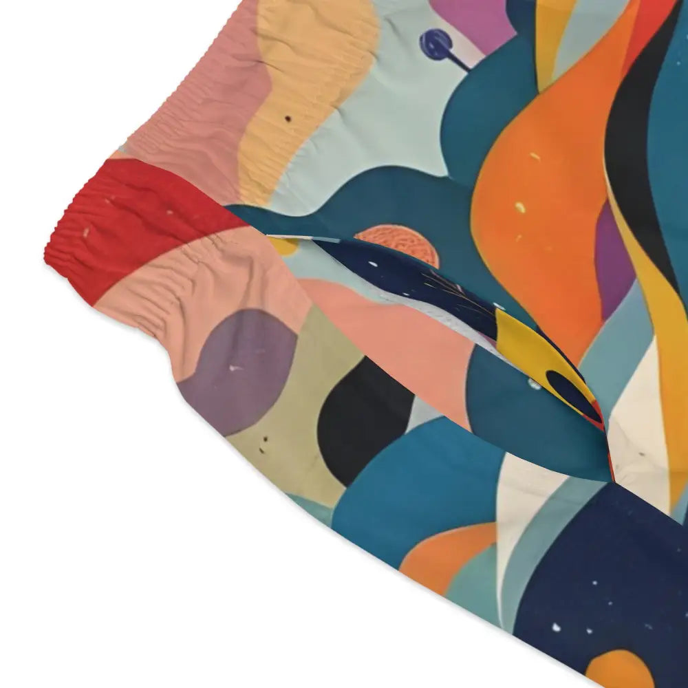Abstract patterned pajama pants from Flowstate Mirage Swim Trunks by PixiOnyx Summerwear
