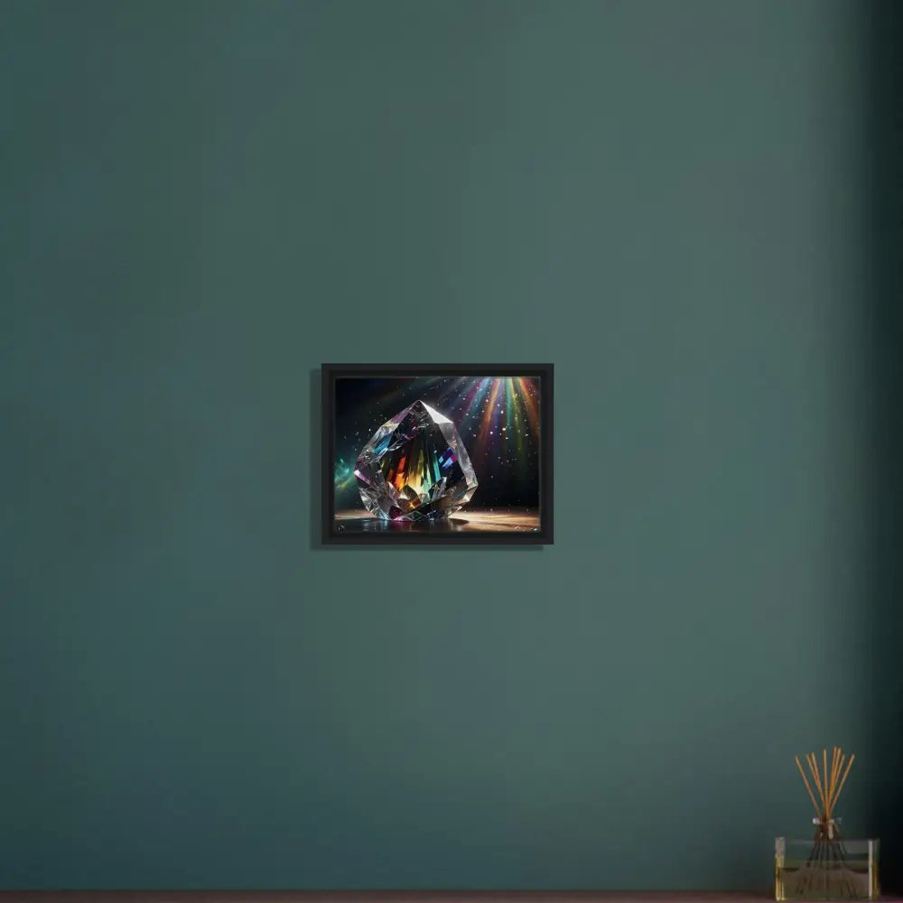 Framed crystal artwork from PixiOnyx Luminous Luxe Prismatic Splendor collection