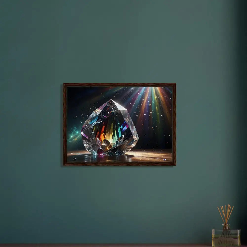 Framed Crystal Artwork from PixiOnyx Luminous Luxe Prismatic Splendor collection