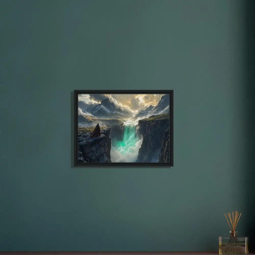 Framed fantasy landscape painting from PixiOnyx Grand Canyonlight Edition